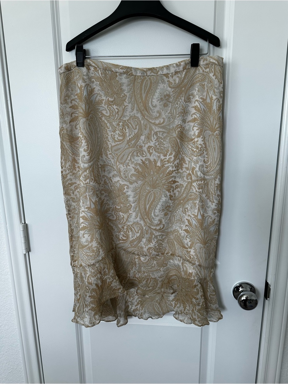 Banana Republic Vintage Paisley Midi Skirt